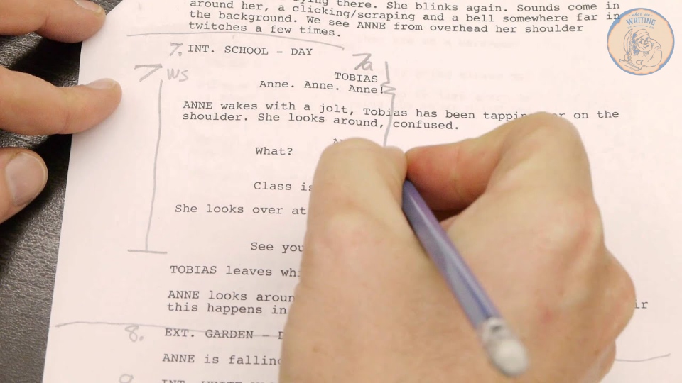 how to write a scene break