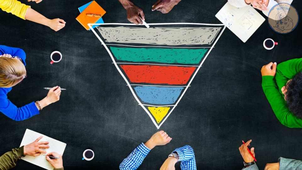 inverted pyramid structure