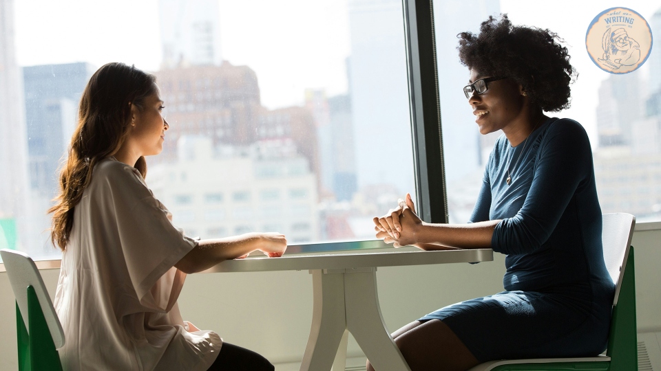 Writing prompts based on overheard conversations